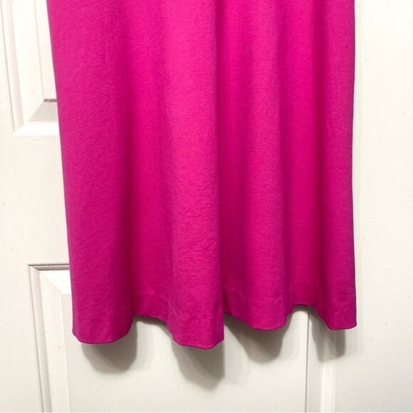 J. Crew A-Line Sleeveless Dress in Bright Pink Berry Size M - Picture 10 of 12